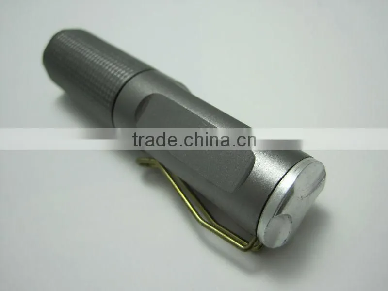 1 led high power aluminum mini flashlight pocket straw hat torchlight