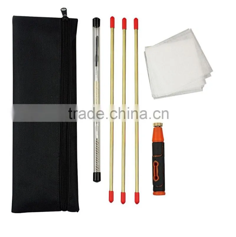 Cleaning kit with strong rods in bag, gun cleaning kit, gun accessories