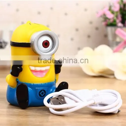 Cute cartoon 2600mAh phone power backup charger