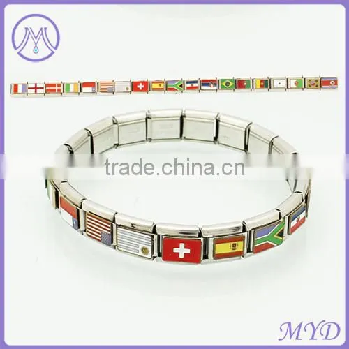 Fashion stainless steel skull bracelet