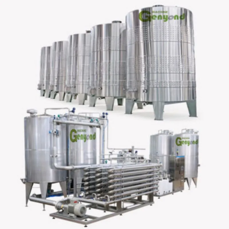 Factory Shanghai Genyond Fruit Wine Fermentation Equipment Making Machine Fruit Vinegar Production Plant Process Line