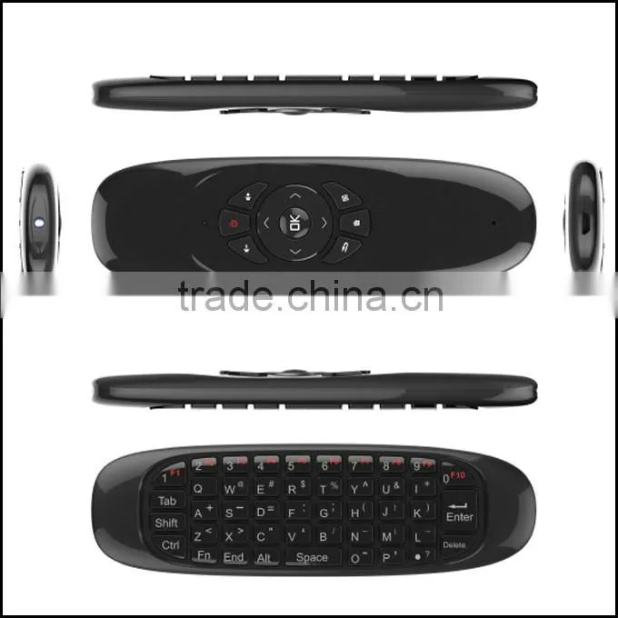 2.4G Gyroscope Factory C120 2.4G Remote Control Wireless Air Mouse For TV Box and Computer