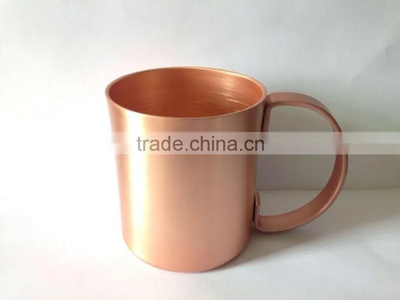Copper-coated Aluminun, Russian Moscow mule mug, Anodized cups