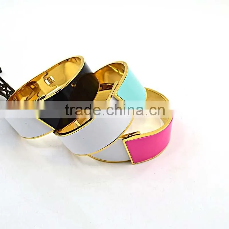 fashion bracelet Vacuum plating steel bulk sell bracelets and bangles