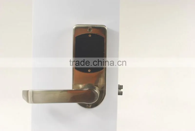 OSPON touchscreen digital latch bolt door lock,silver color,antique bronze