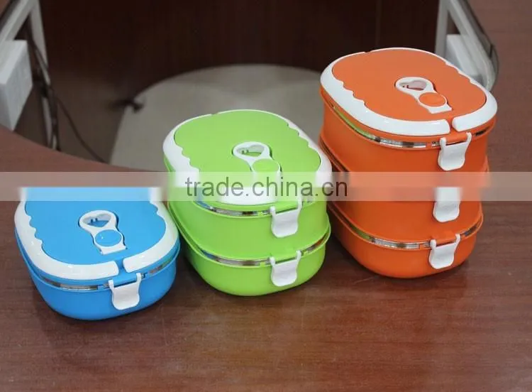 Kid Rectangular Insulated Stainless Steel Tiffin Lunch Box/ Thermos For Hot Food/Storage Box