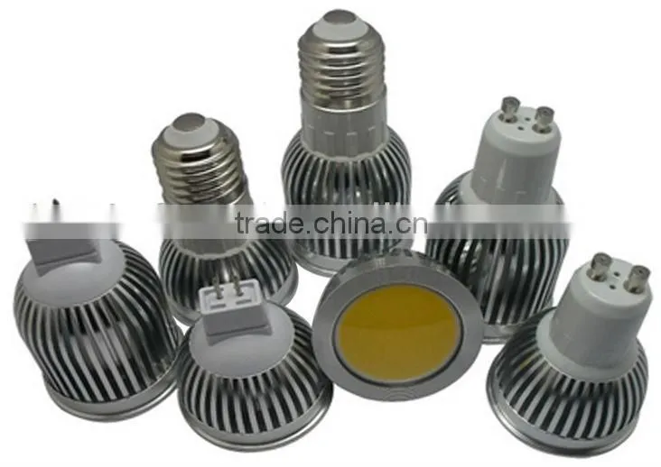 GU10 COB 230v led cob spotlight 3w 5w for Housing , led bulb warm white