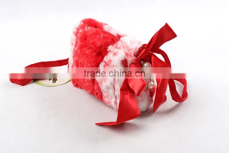 2015 Discount On Stock Children Handbag Girl Plush Bag Baby Girl Princess Mini Coin Purse