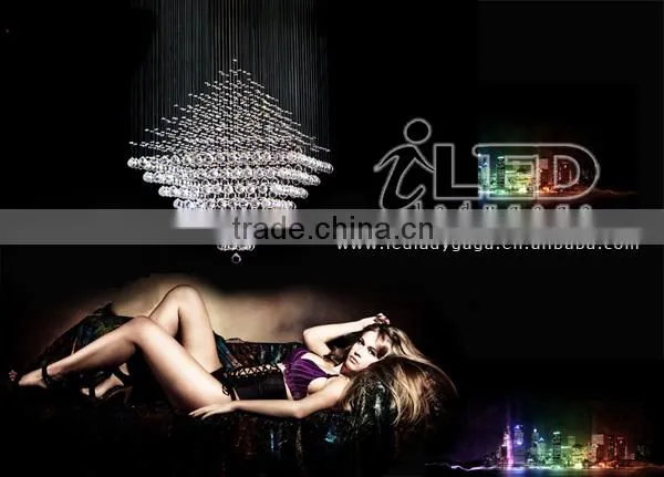 europe contemporary modern led crystal chandelier