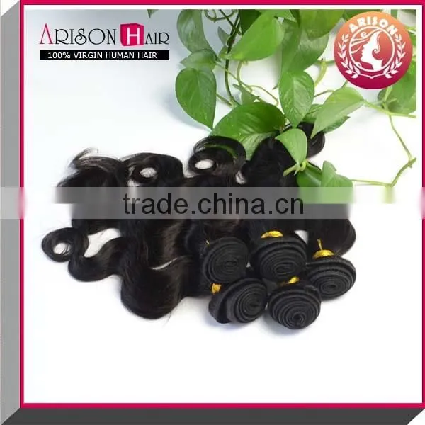Full cuticle one color 3 bundles Brazilian Hair mixed length