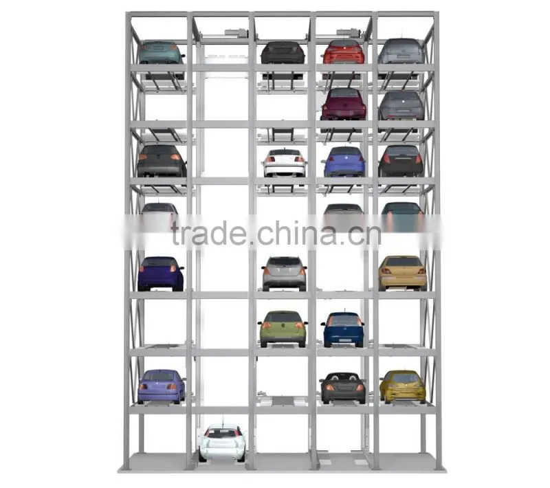 3 to 8 level car parking system/automated robotic car parking