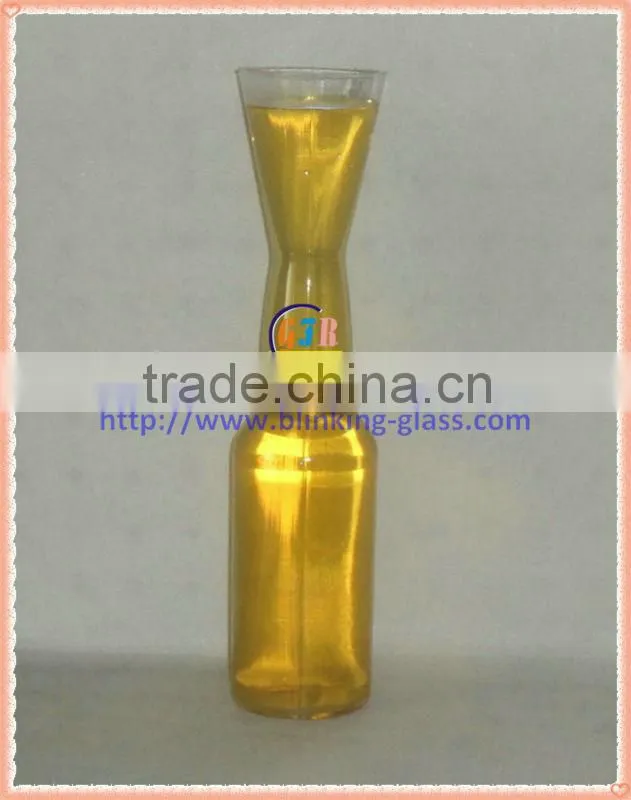 Plastic straw yard cup
