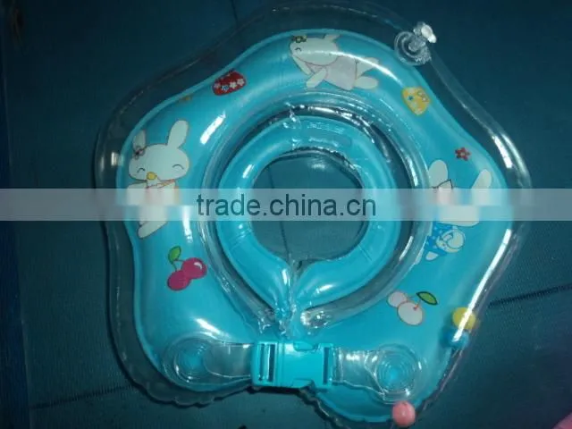 Inflatable pvc kids neck swimming ring