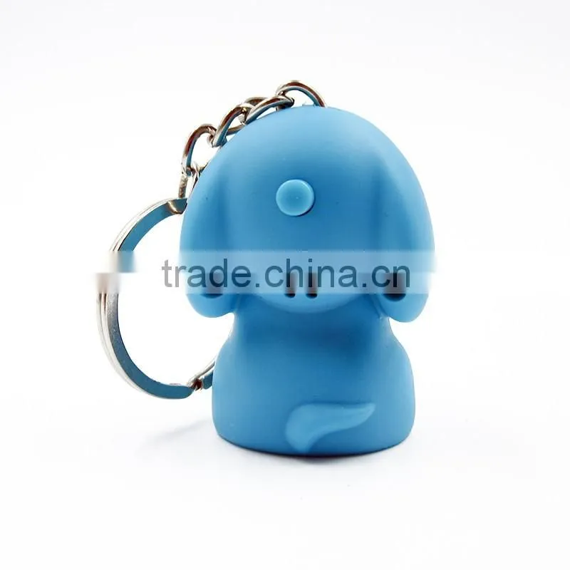Custom animal shape keychain ,OEM plastic dog keychain