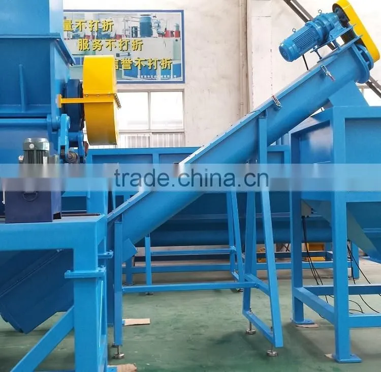 pp woven bag recycling line