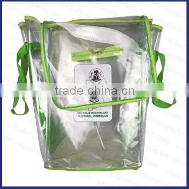 Custom Made Plastic Storage Boxes/ Clear Pvc Ballot Box
