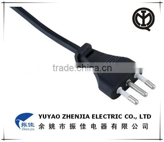 Three Pin Plug power cord for Italy