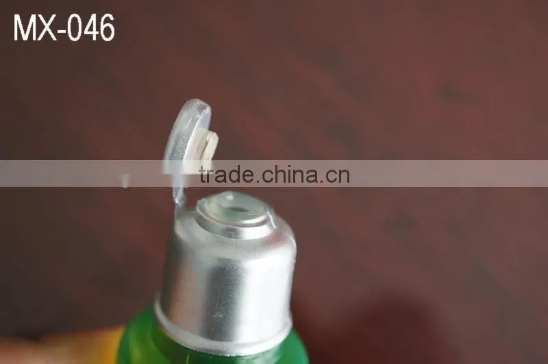 disposable shampoo in bottle