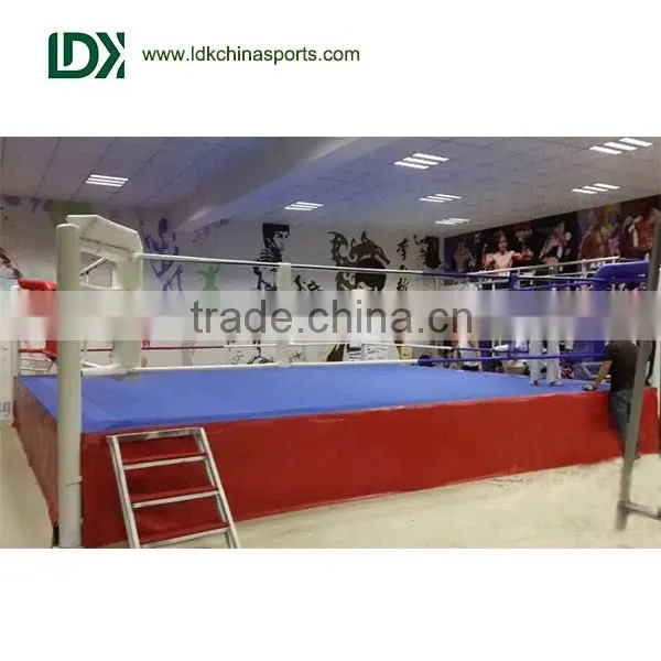 Outdoor used raised floor thai boxing ring for sale