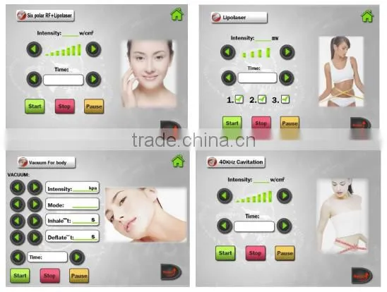 2016 Most popular ultrasonic cavitation RF lipo laser loss weight beauty machine