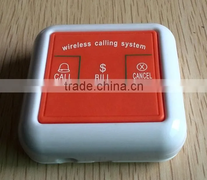 wireless restaurant calling button guest paging system waiter calling system MMcall Wireless call button
