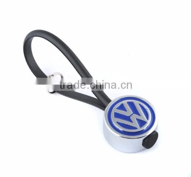 Zinc alloy rubber band car key chain