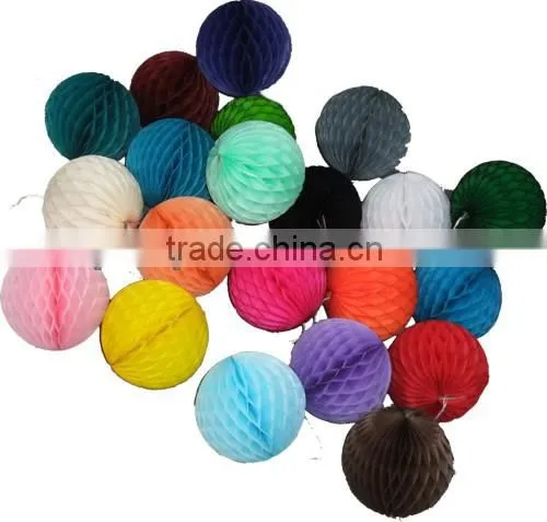 tissue paper pom pom flowers