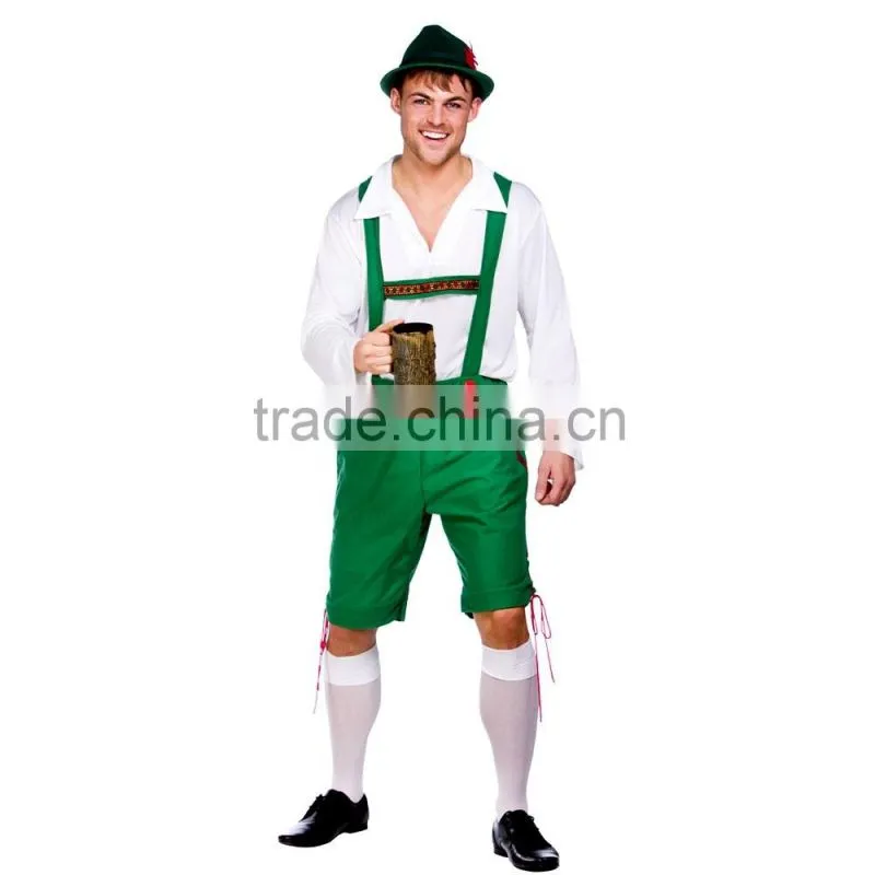 Adult Oktoberfest costumes lederhosen German beer man costumes party costumes BMG-2092