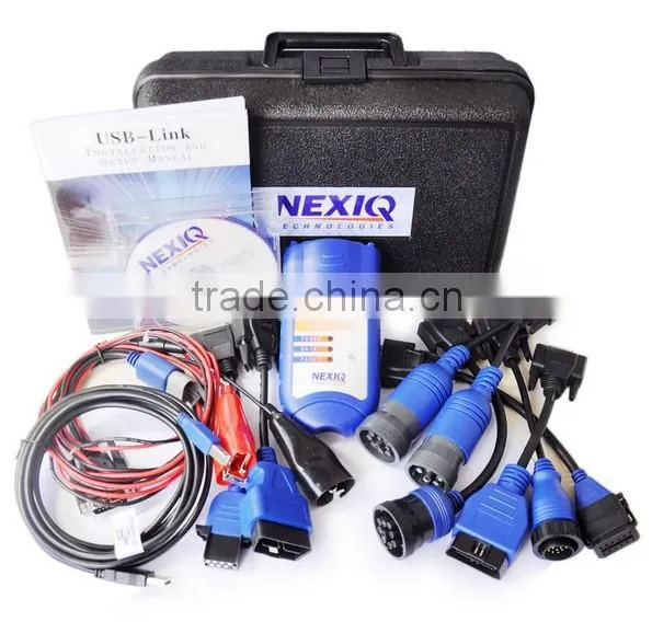 Latest nexiq 125032 usb link Light Truck Diagnostic scanner 24V obd heavy truck scanner,Nexiq Truck diagnostic Tool+Full cables