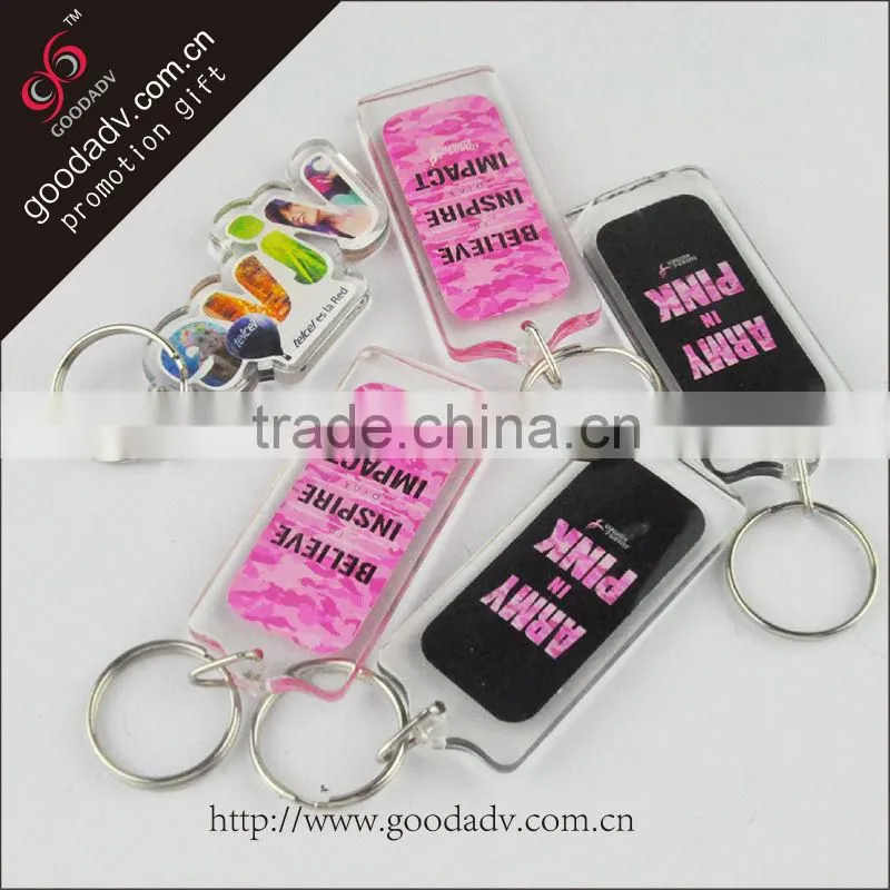 High quality custom logo cheap key chains