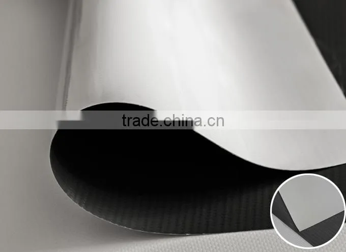 PVC dual color advertising banner in house print