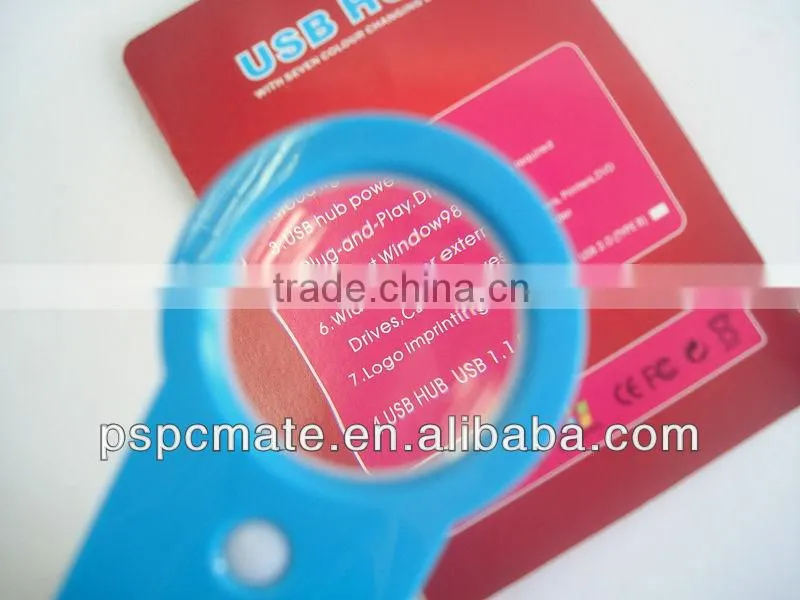 Hand Lens High Speed 4 port USB 2.0 HUB