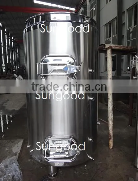 Sungood 5bbl/7bbl/10bbl/15bbl/20bbl/30bbl Steam Heating Mash Lauter tun with VSD Mixer/Rakes/Plow
