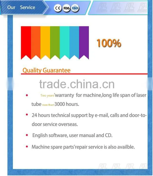2016 Hot sale china CO2 laser cutting/engraving machine machinery