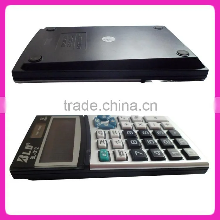 Manufacturer supply solar 12 digit electronic calculator