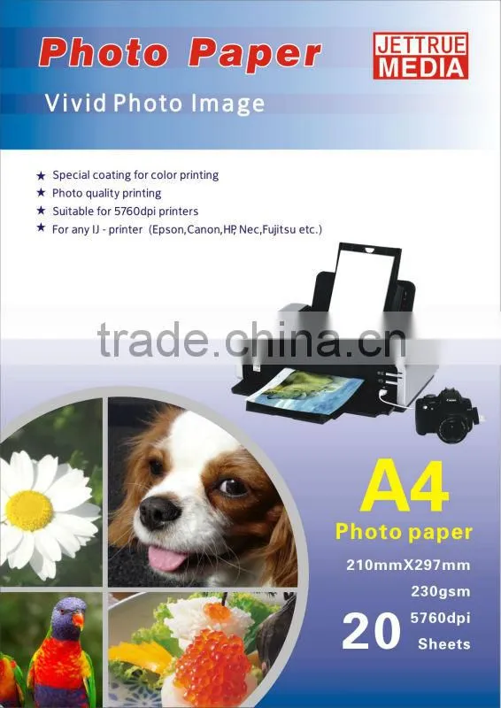 110,220g double side matte Photo Paper A4 factory direct sales