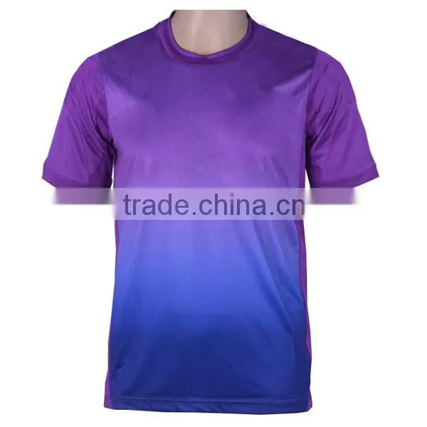 Purple soccer shirt training jersey warm up shirt for sale