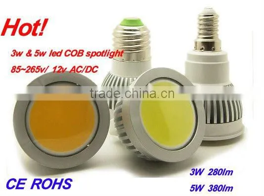 5W E27 LED COB Downlights,85~265V, From China Factory