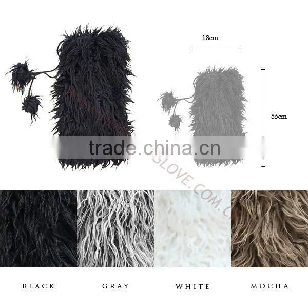 2011 stylish fur leg warmers