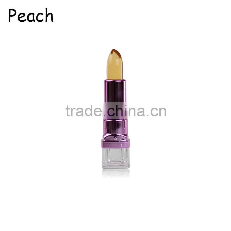 2016 New Waterproof Lipstick Makeup Jelly Fruit Lip Balm Stick Temperature Change Moisturizer Bright Surplus Lips Cosmetics