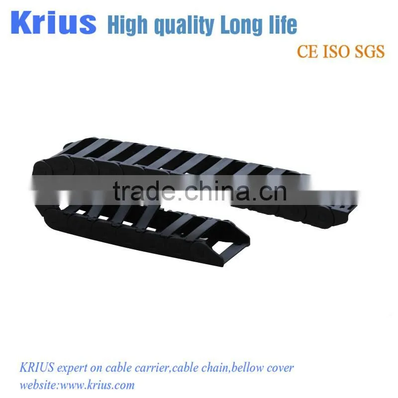 Side open,All-in-One,Drag Chain,Piecen Type and PA66(nylon),PA66(Nylon) Material flexible cable track