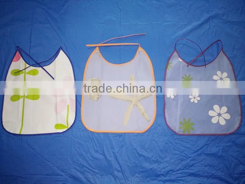 eco-friendly waterproof peva kids BIB