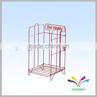 School supply free standing wire tabloid library newspaper racks