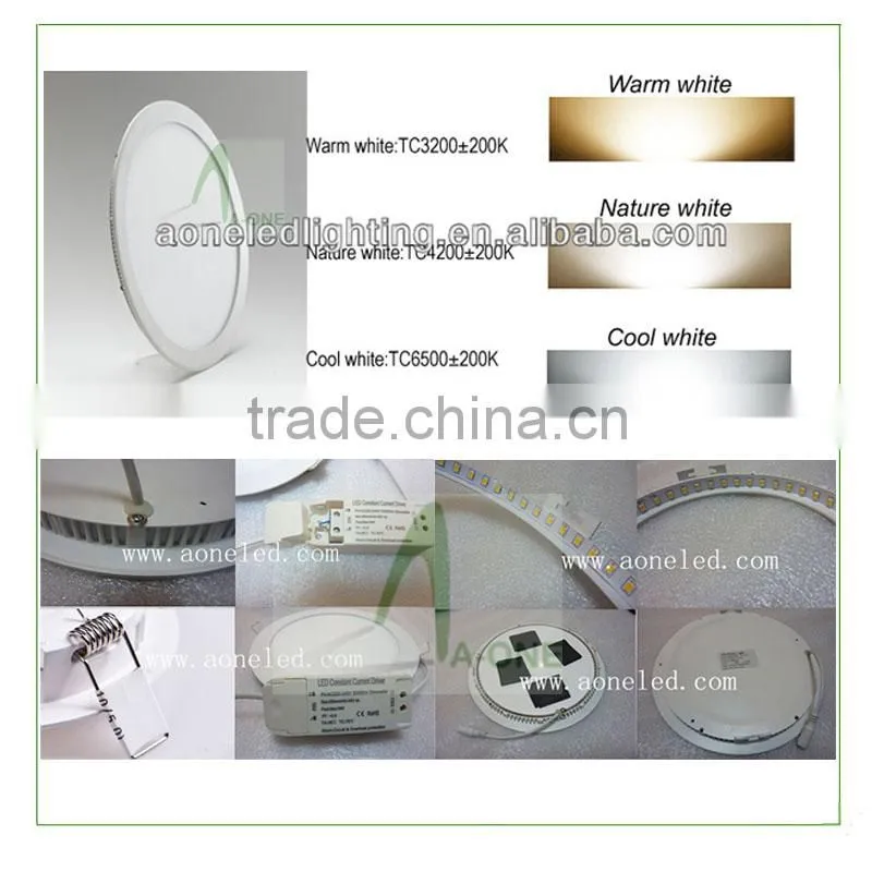 Dongguan alibaba factory ultra thin led panel light,high brightness warranty 3years 12W round led panel light