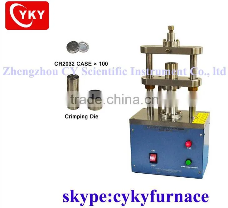Electric Coin Cell Crimping Machine for CR20XX button cells / crimping machine for sale