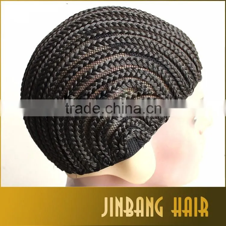 Alibaba express wholesale cornrow wig caps making braiding wigs for black women