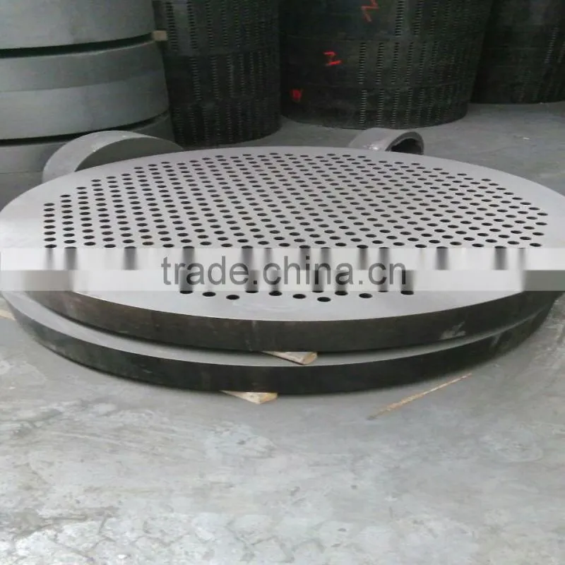 graphite grid plate for chemical