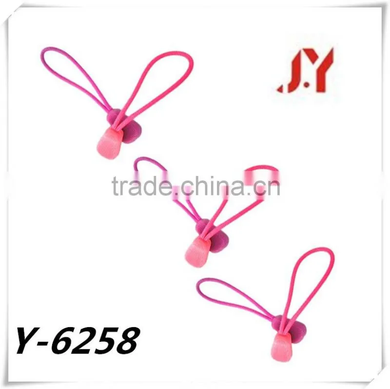 China factory custom colored design fashion plastic fancy zipper puller with logo