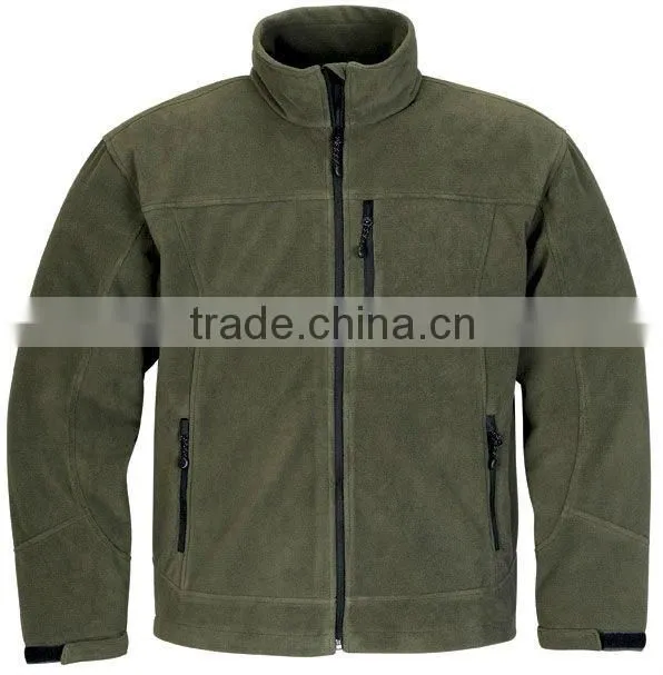 100% Polyester fleece jacket for promotional
