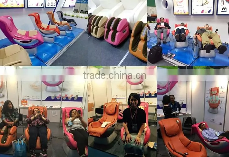 Pink leather living room furniture Vibrating chair Vibration massage sofa DLK-S001